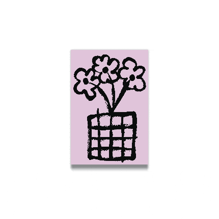 PINK FLOWER VASE - Vigil
