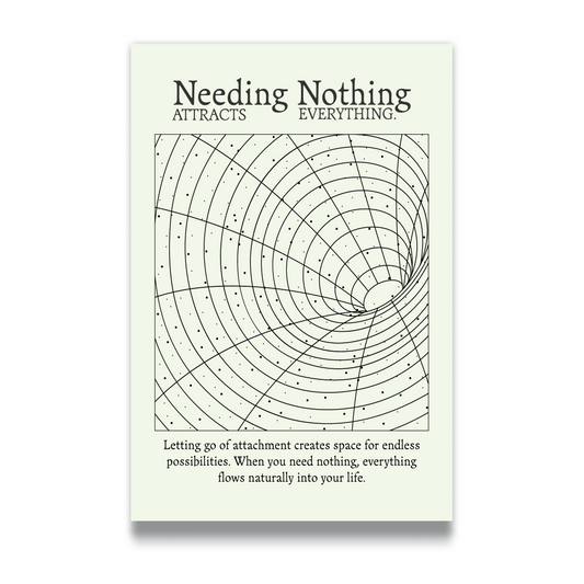 NEEDING NOTHING