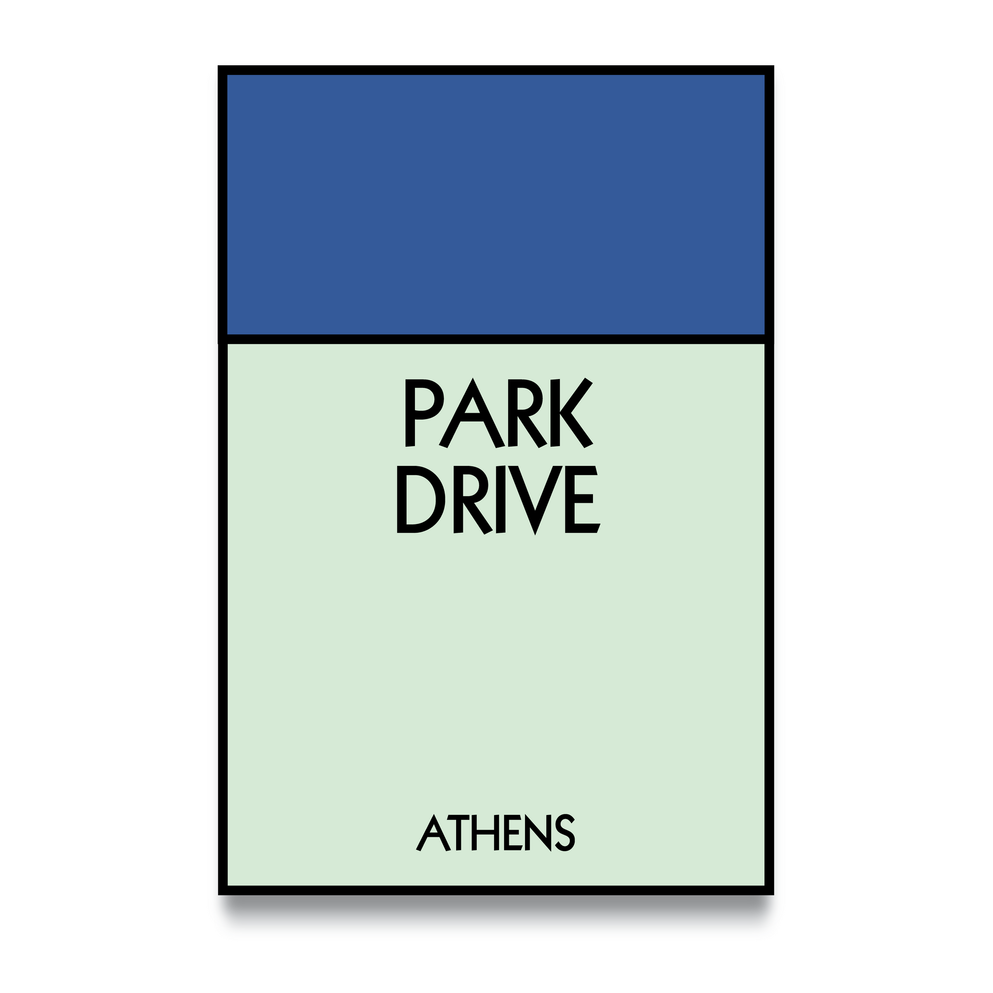 STREET NAME - CUSTOM METAL POSTER