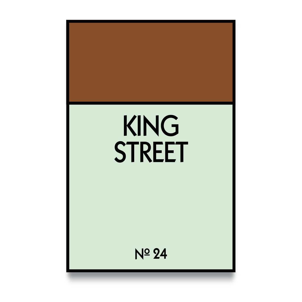 STREET NAME - CUSTOM METAL POSTER