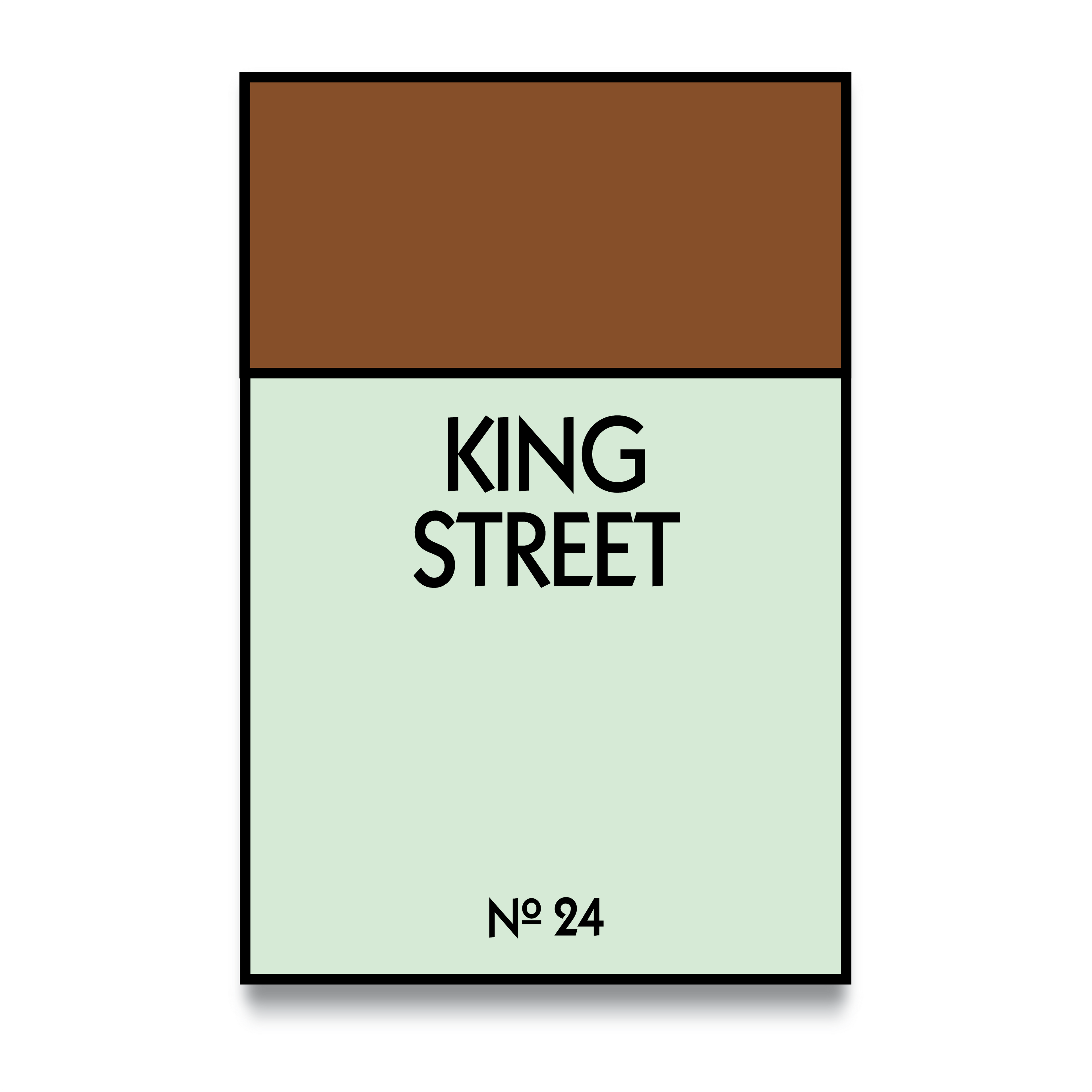 STREET NAME - CUSTOM METAL POSTER