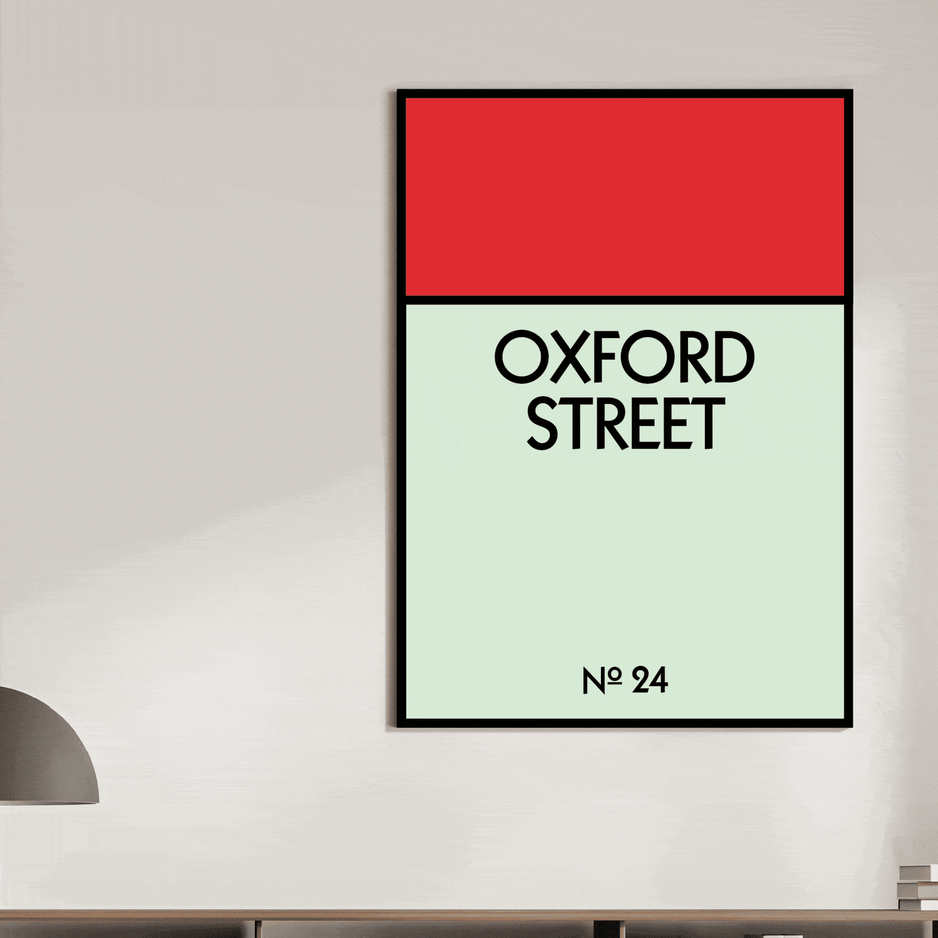 STREET NAME - CUSTOM METAL POSTER