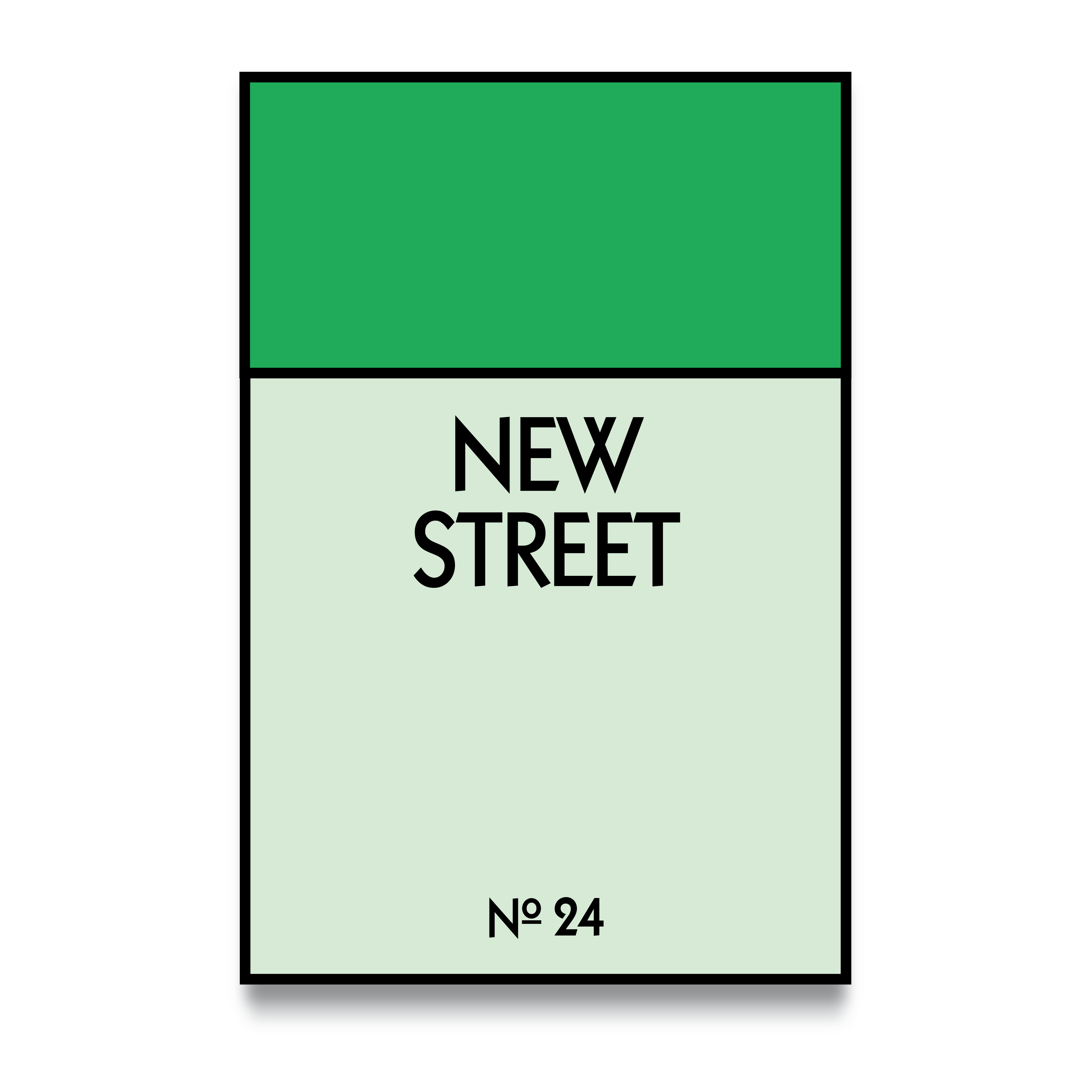 STREET NAME - CUSTOM METAL POSTER