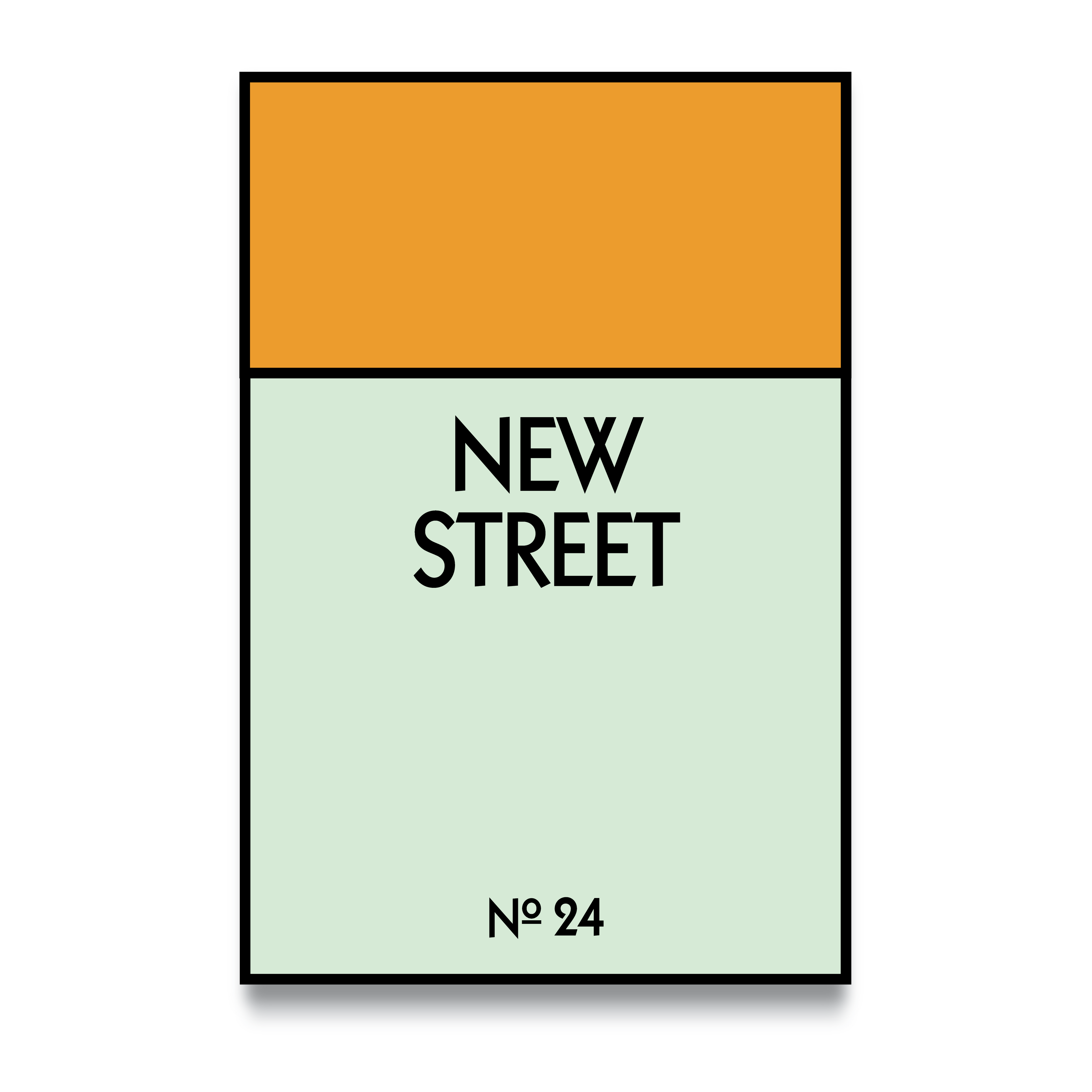 STREET NAME - CUSTOM METAL POSTER