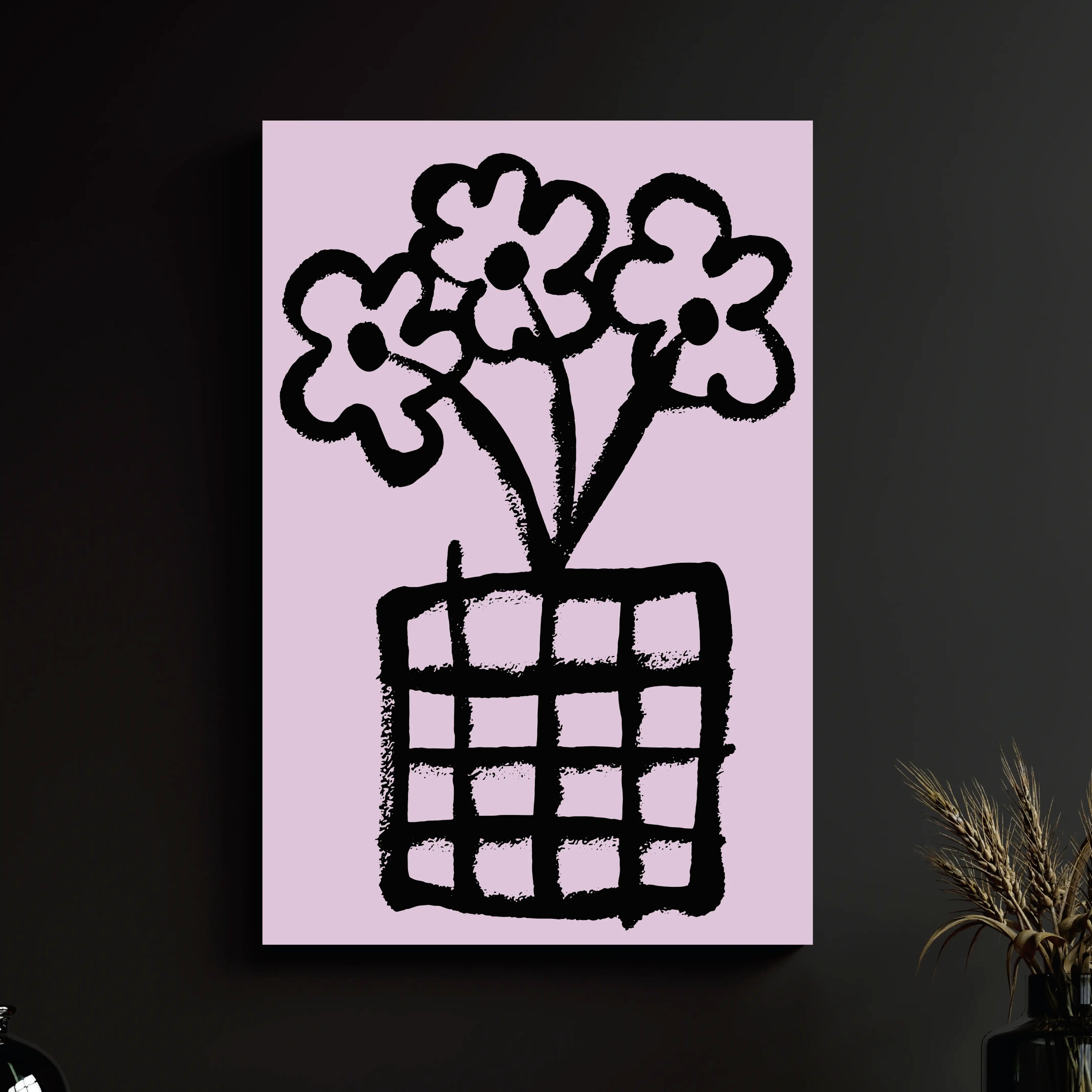 PINK FLOWER VASE - Vigil