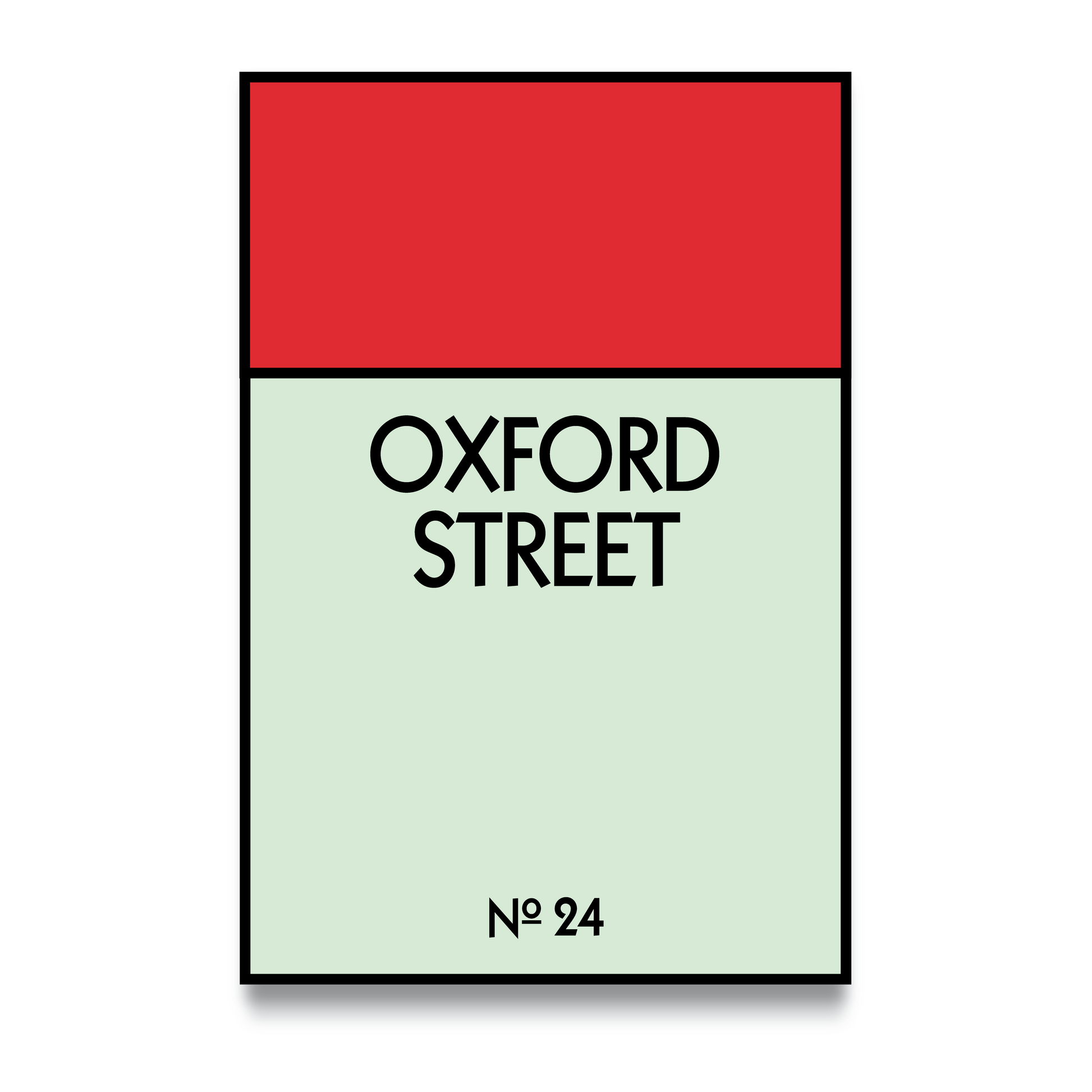 STREET NAME - CUSTOM METAL POSTER