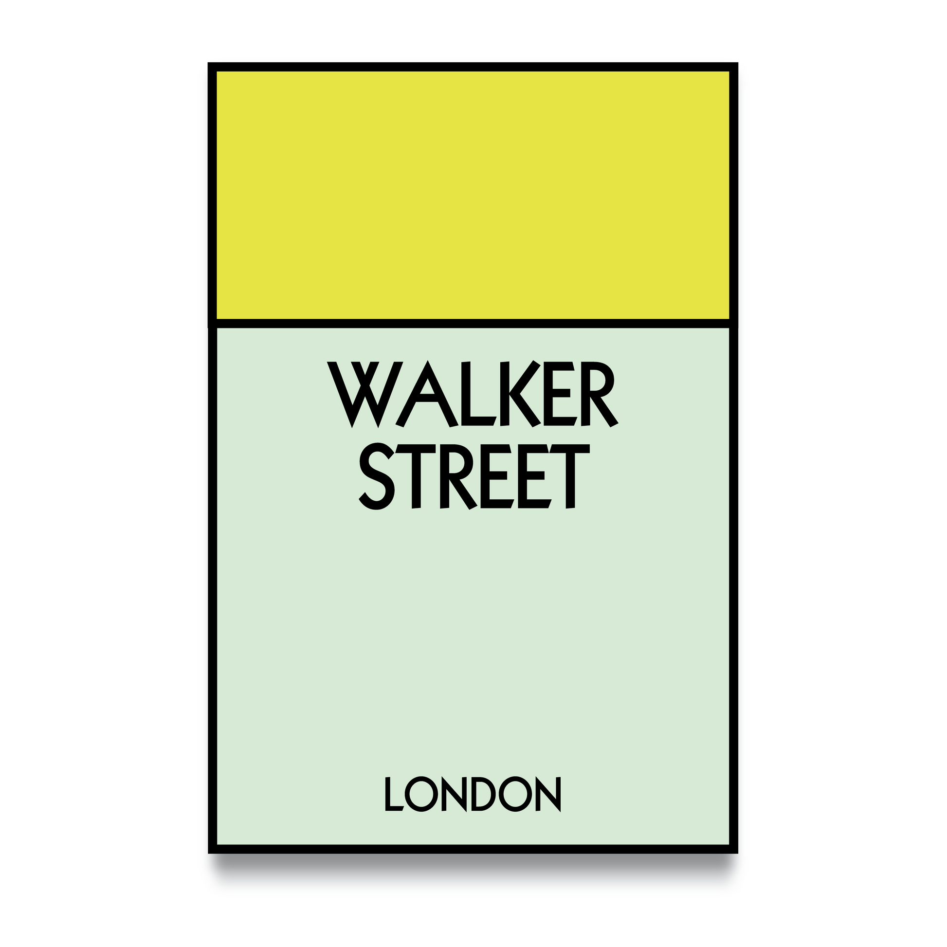 STREET NAME - CUSTOM METAL POSTER