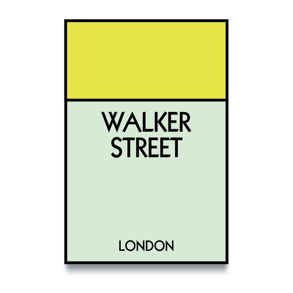 STREET NAME - CUSTOM METAL POSTER